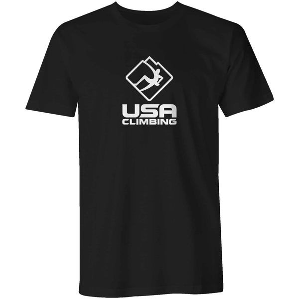 Men's T-shirt - USA Climbing Logo Black & White Tee
