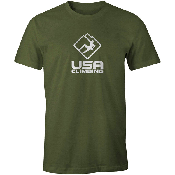 Men's T-shirt - USA Climbing Logo Black & White Tee
