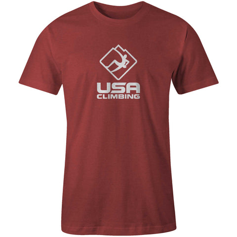 Men's T-shirt - USA Climbing Logo Black & White Tee