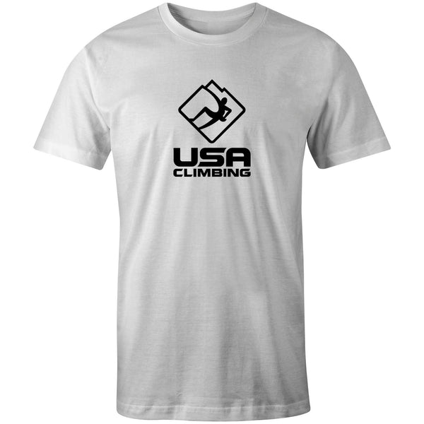 Men's T-shirt - USA Climbing Logo Black & White Tee