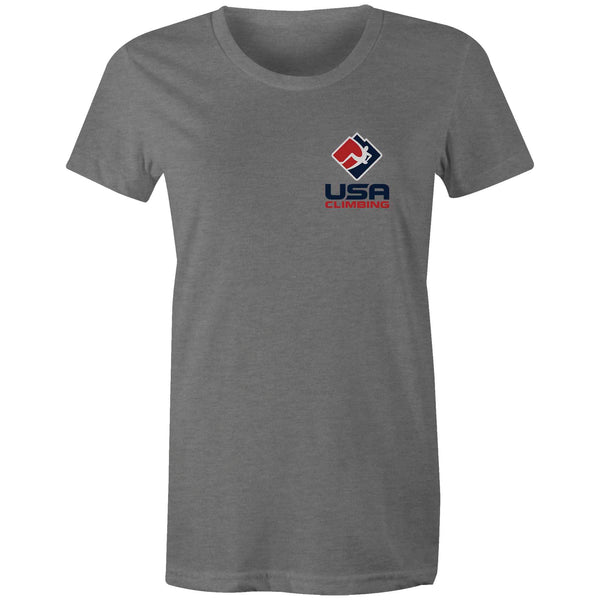 Women's T-shirt - USA Climbing Logo Badge Tee