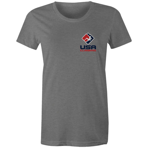 Women's T-shirt - USA Climbing Logo Badge Tee