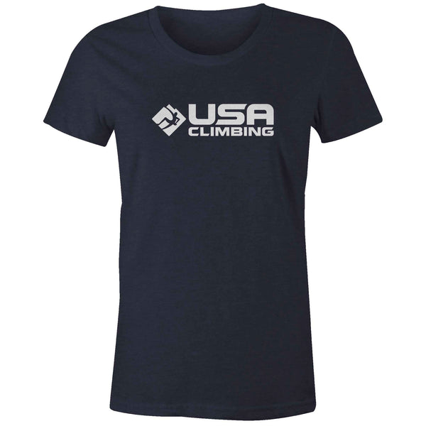 Women's T-shirt - USAC Logo Black & White Tee