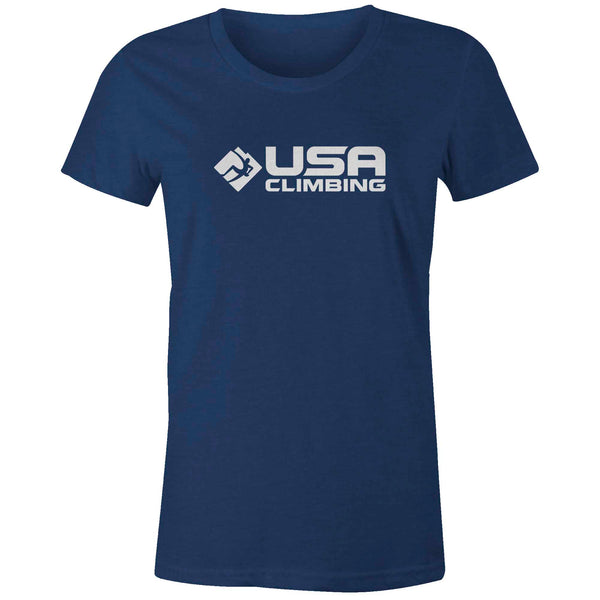 Women's T-shirt - USAC Logo Black & White Tee